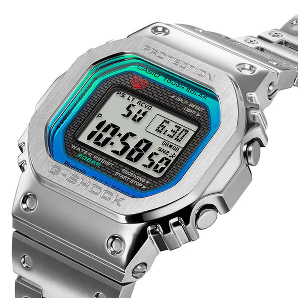 G-Shock Bluetooth Polychromatic Rainbow Full Metal Solar Digital Dial Watch,  44mm