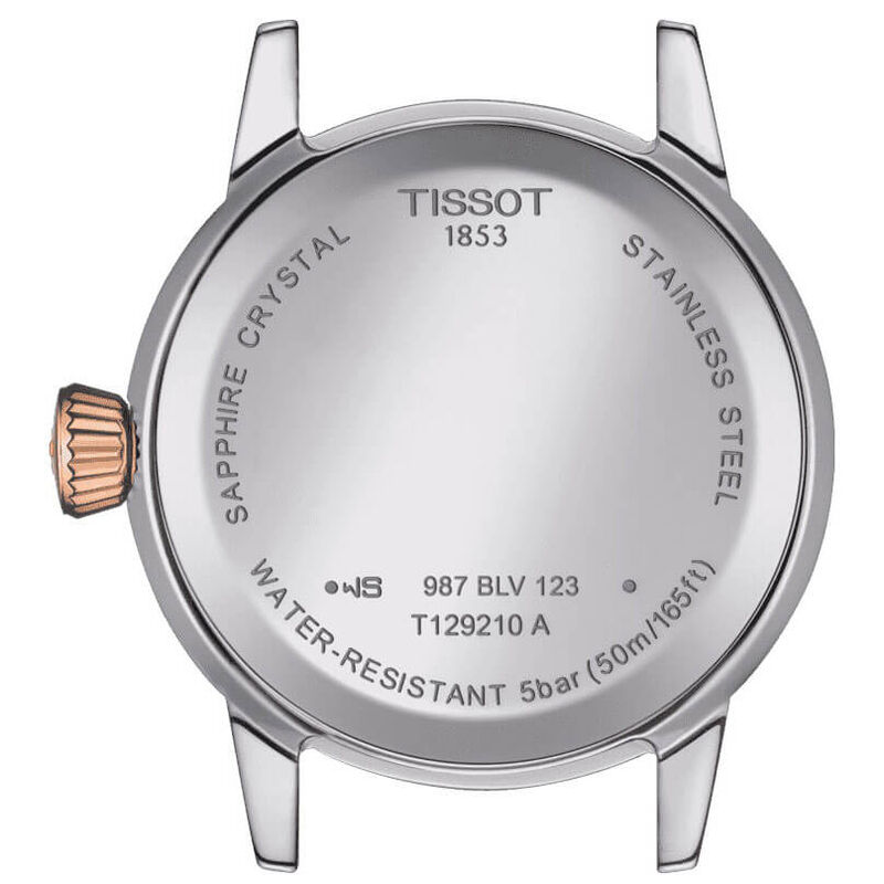 Tissot Classic Dream Lady Rose PVD White Dial Quartz Watch, 28mm image number 2