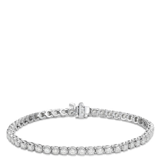Diamond Tennis Bracelet, 14K, 3 ctw. | Ben Bridge Jeweler