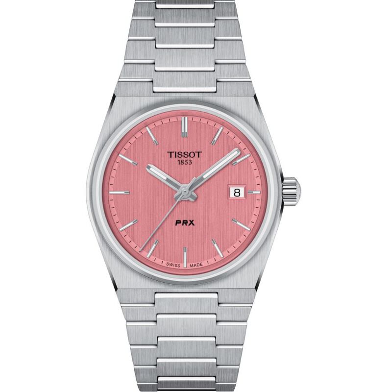 TISSOT PRX Pink Dial Watch 35mm image number 0