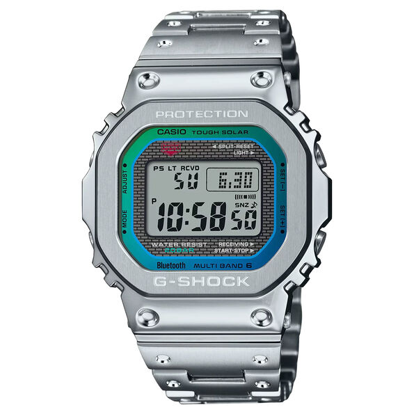 G-Shock Bluetooth Polychromatic Rainbow Full Metal Solar Digital Dial Watch,  44mm