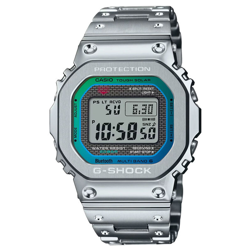 G-Shock Bluetooth Polychromatic Rainbow Full Metal Solar Digital Dial Watch,  44mm image number 0