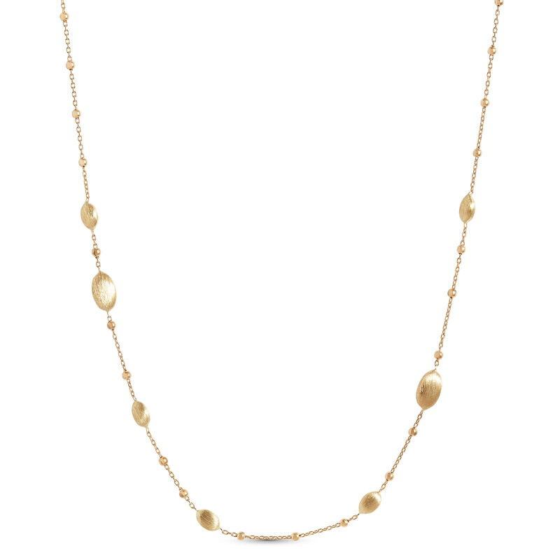 Toscano Multi Bead Chain Necklace, 14K Yellow Gold image number 0