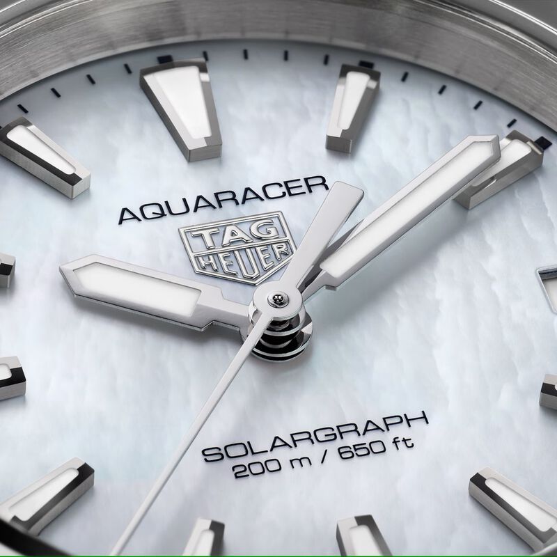 TAG Heuer Aquaracer Professional 200 Solargraph White Dial, Steel, 34mm image number 2