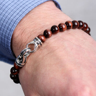 Men's Tiger's Eye Bracelet