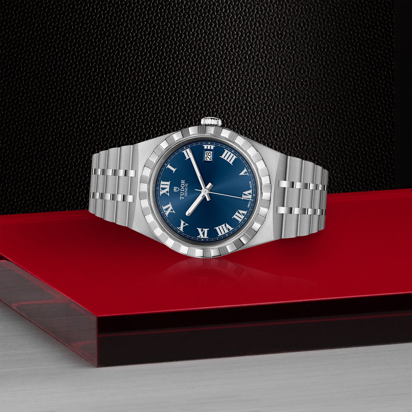 TUDOR Royal Watch Steel Case Blue Dial Steel Bracelet