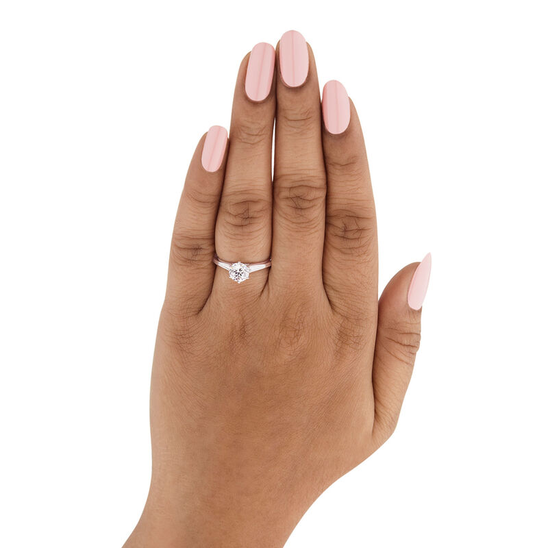 Bella Ponte Engagement Ring Setting in Platinum image number 4
