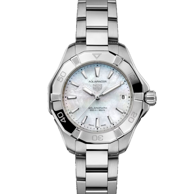 TAG Heuer Aquaracer Professional 200 Solargraph White Dial, Steel, 34mm image number 0