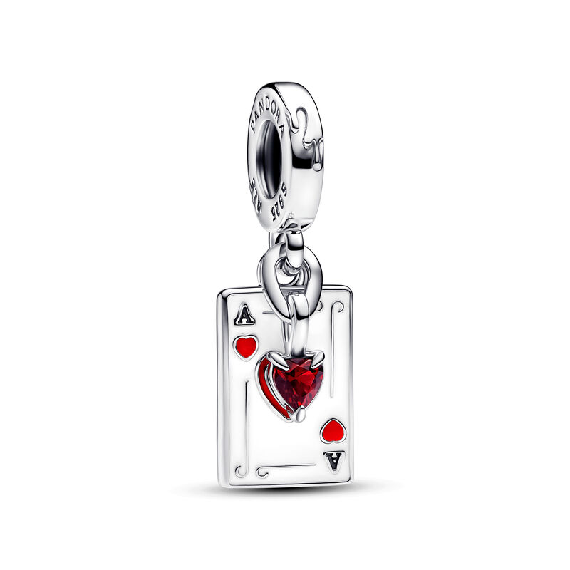 Pandora Disney Villains Queen of Hearts Double Dangle Charm image number 0