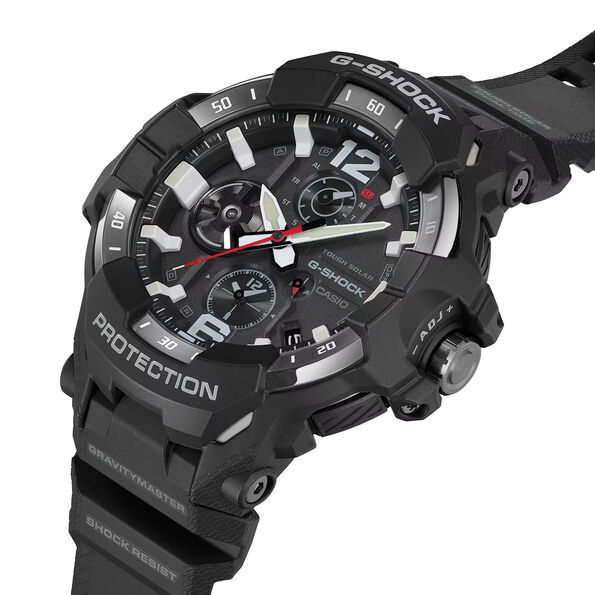 G-Shock GRB300-1A4 Gravity Master Black Solar Bluetooth Pilot Dial Watch, 54.7mm