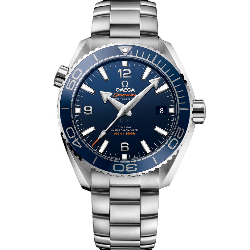 OMEGA Seamaster Planet Ocean 600M Steel Blue Dial Watch, 43.5mm image number 0