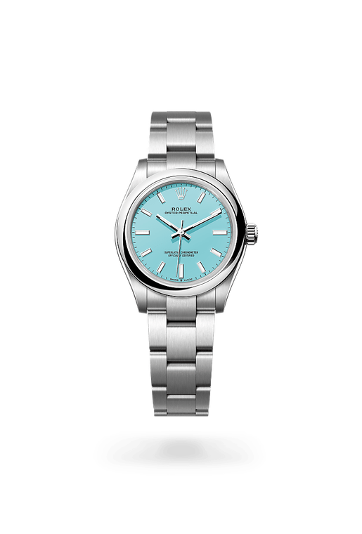 rolex oyster perpetual in oystersteel, m277200-0007 - ben bridge