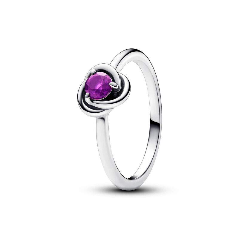 Pandora Purple Eternity Circle Ring image number 0