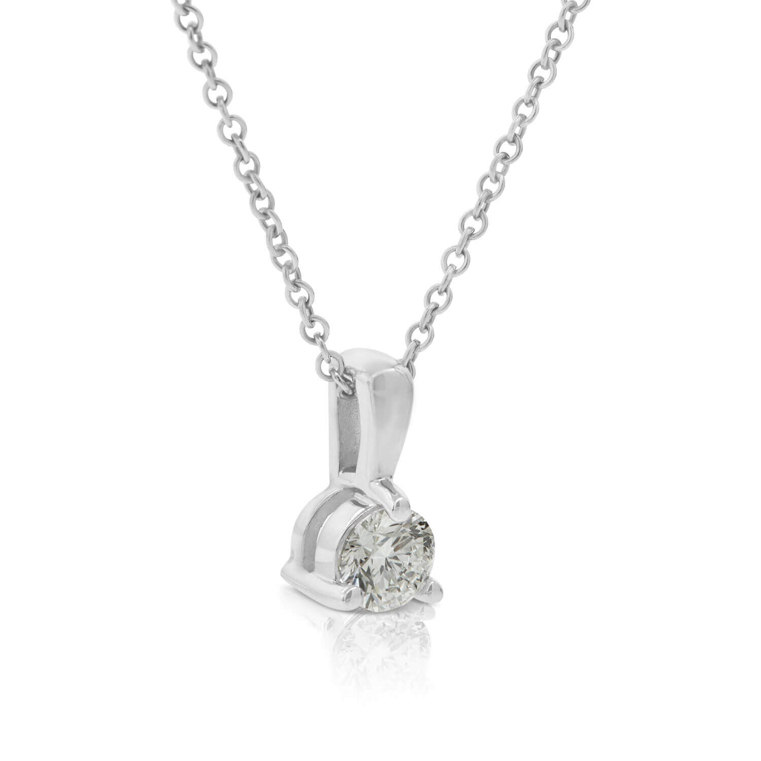 Ben Bridge Signature Diamond Necklace 18K, 1/3 ct.