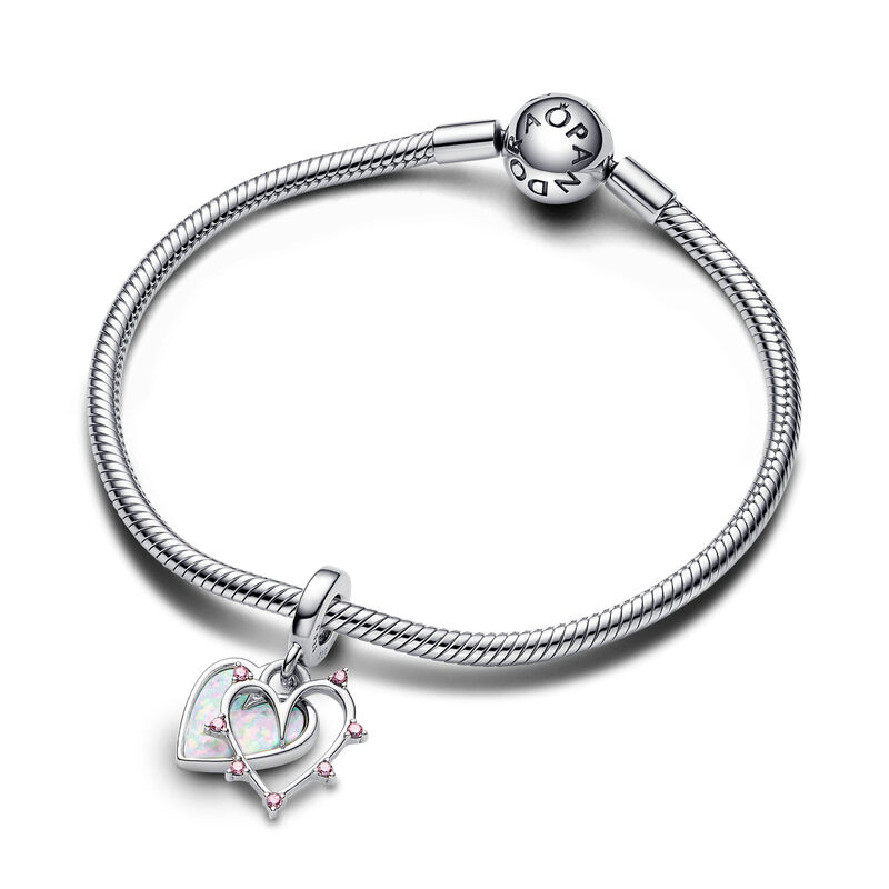 Pandora Friendship Opalescent Double Dangle Charm image number 2