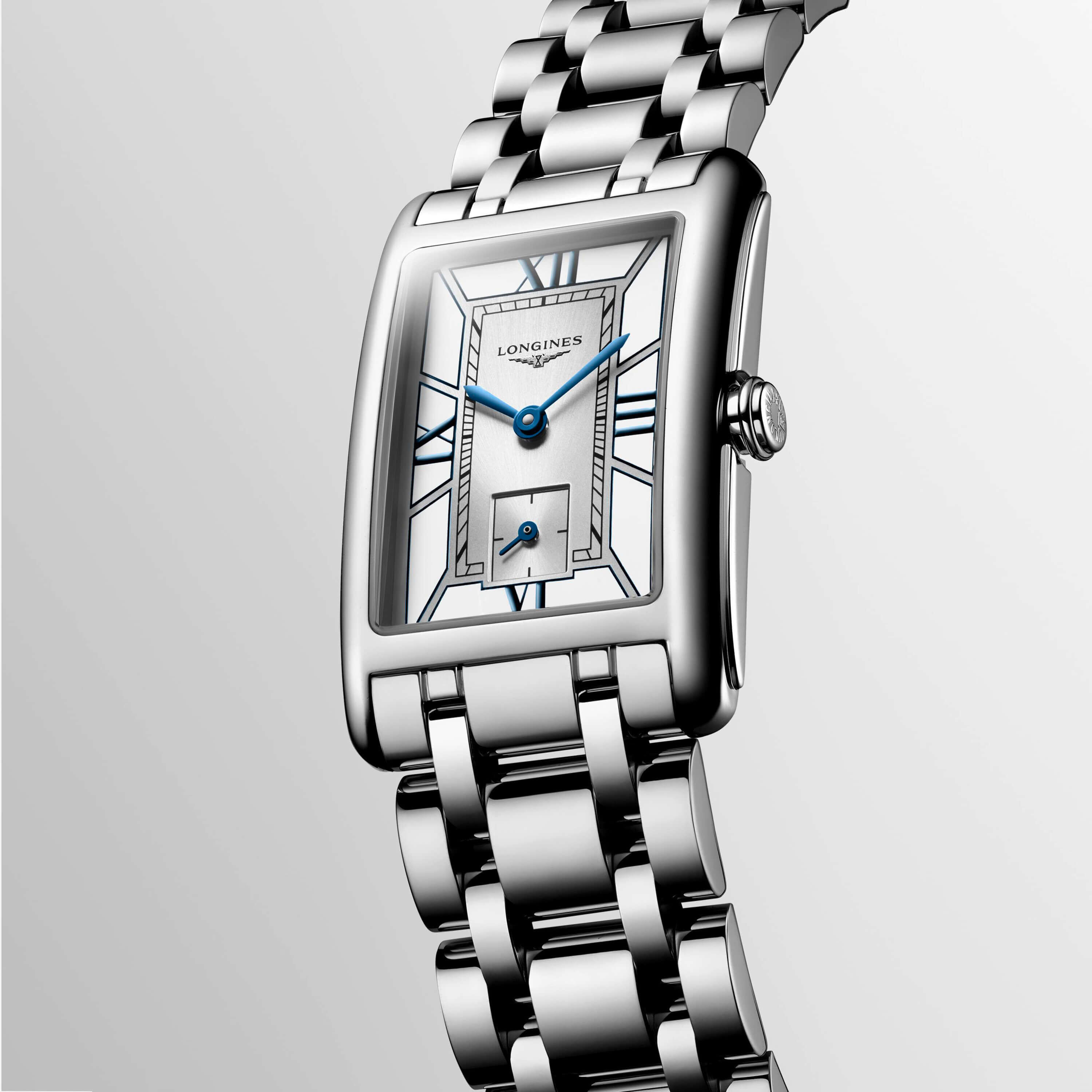 Longines DolceVita Watch White Dial Steel Bracelet 23mm