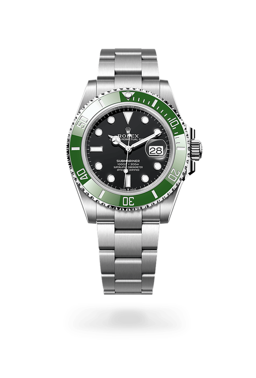 rolex submariner in oystersteel, m126610lv-0002 - ben bridge