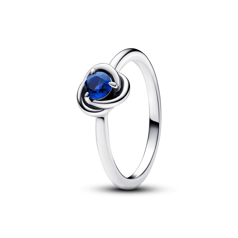 Pandora Blue Eternity Circle Ring image number 0