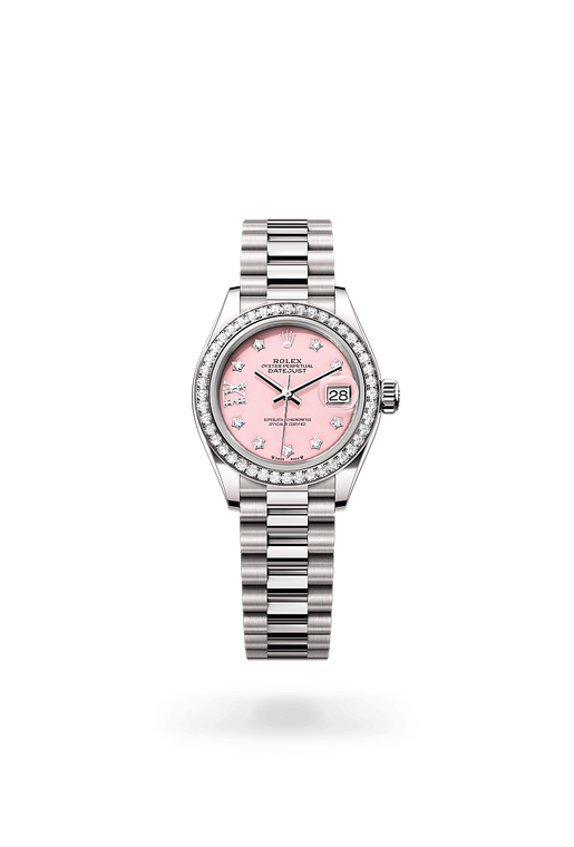 rolex lady-datejust in 18 kt white gold, m279139rbr-0002 - ben bridge