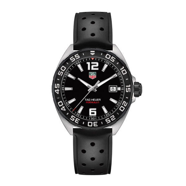 TAG Heuer Formula 1 Quartz Mens Black Rubber Watch