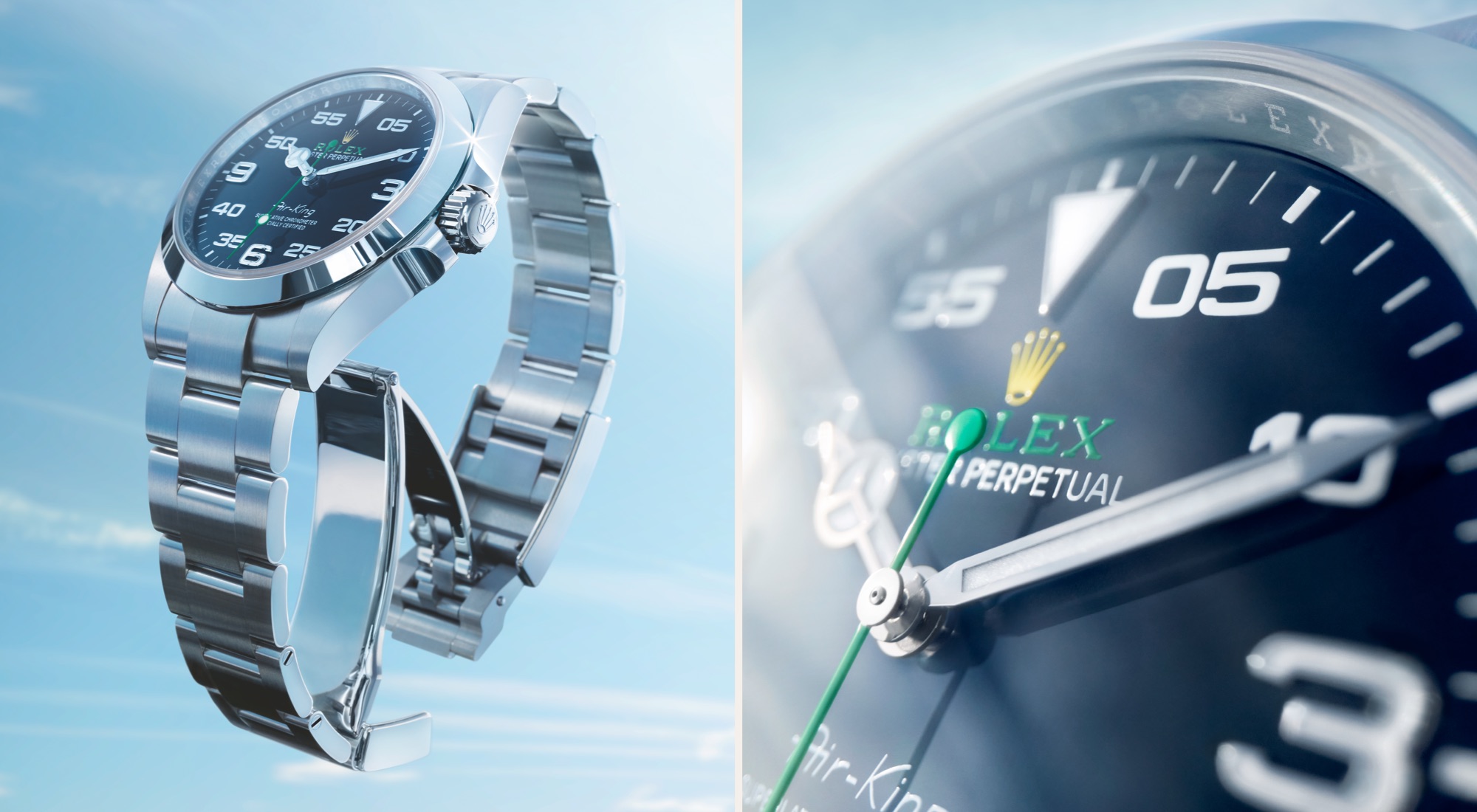 Rolex Air-King Take to the skies