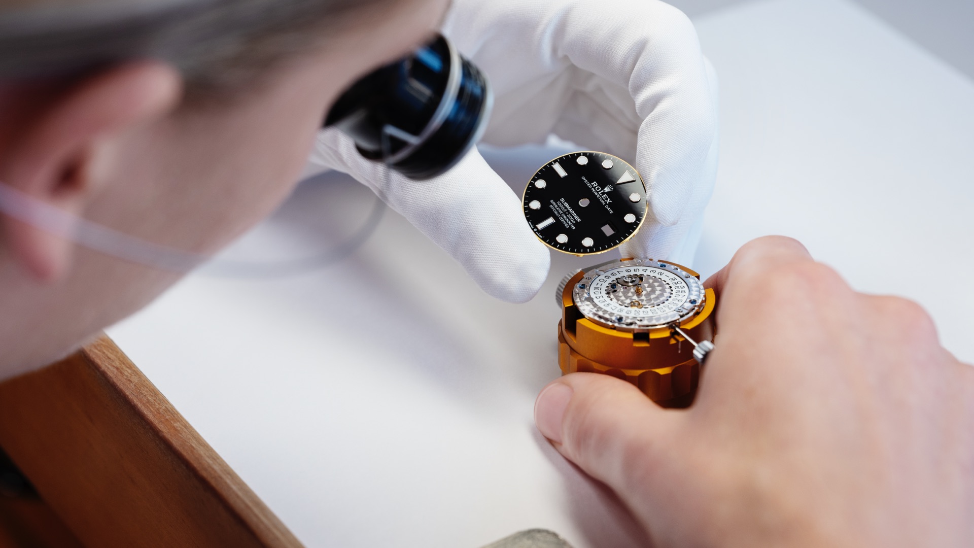 A voyage into the world of Rolex - Ben Bridge | Setting the dial