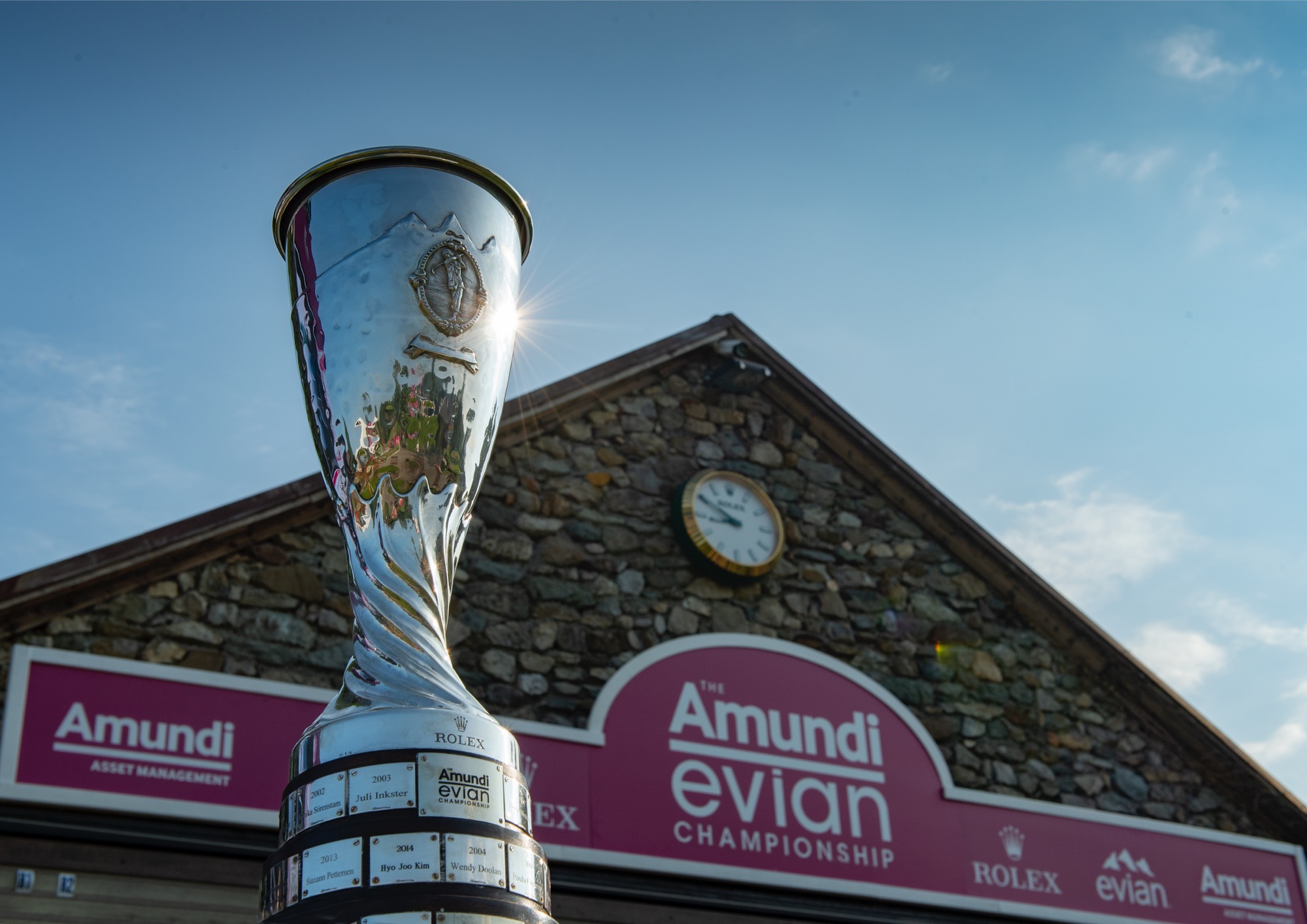 Rolex and The Amundi Evian Championship - Ben Bridge |  Clubhouse and Trophy