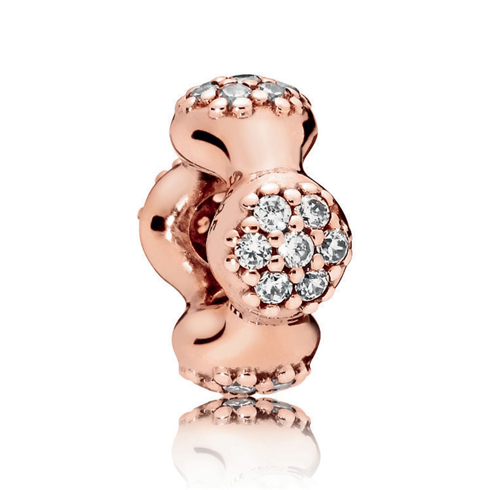 PANDORA Rose™ Modern LovePods™ CZ Spacer - 787292CZ | Ben Bridge Jeweler