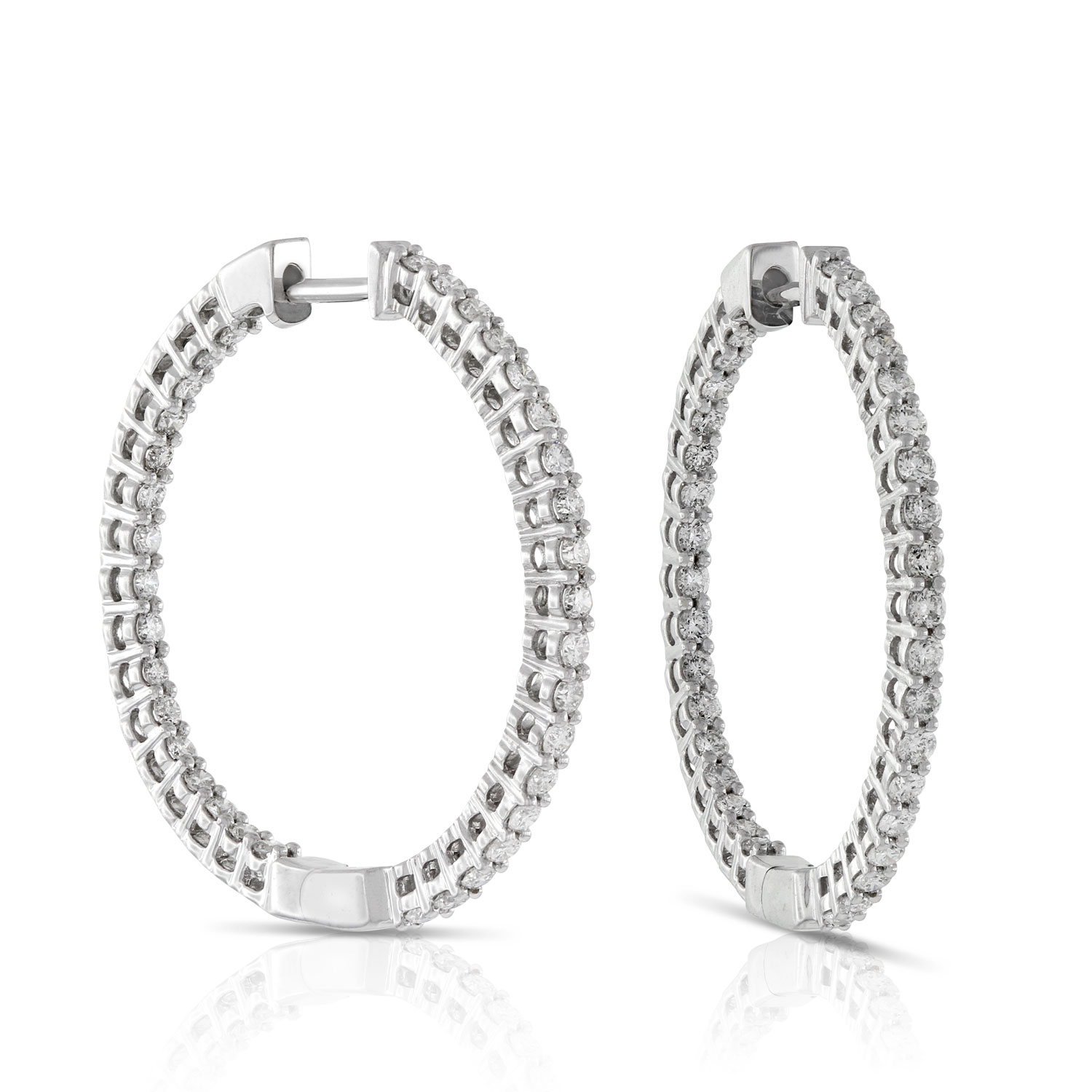 Diamond Hoop Earrings 14K | Ben Bridge Jeweler