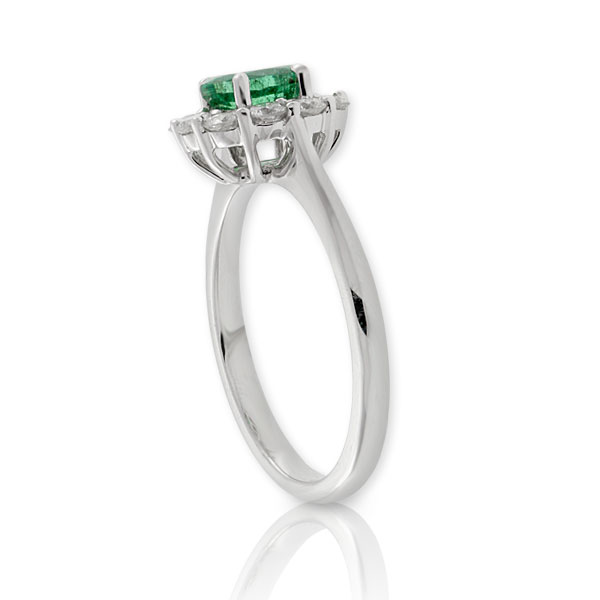 Emerald & Diamond Ring 14K | Ben Bridge Jeweler