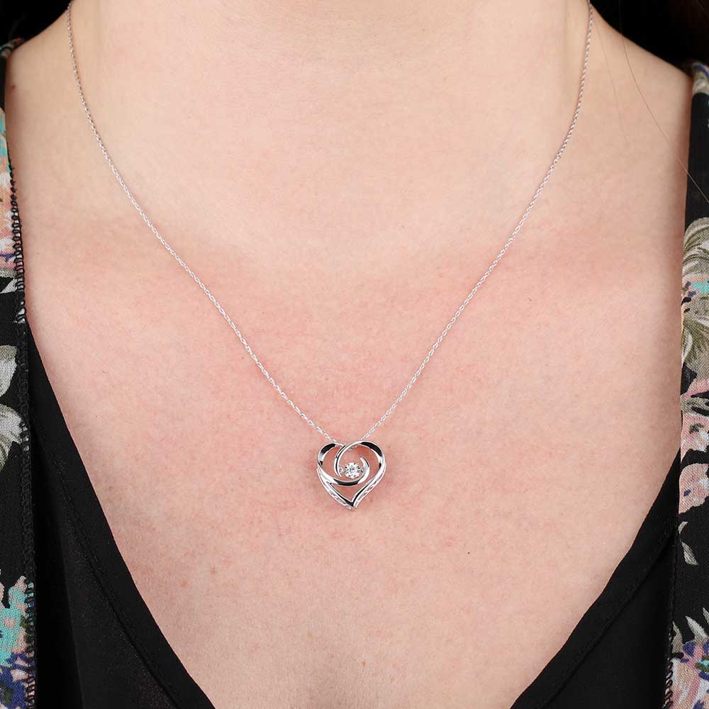 Diamond Heart Pendant - 002-165-01436