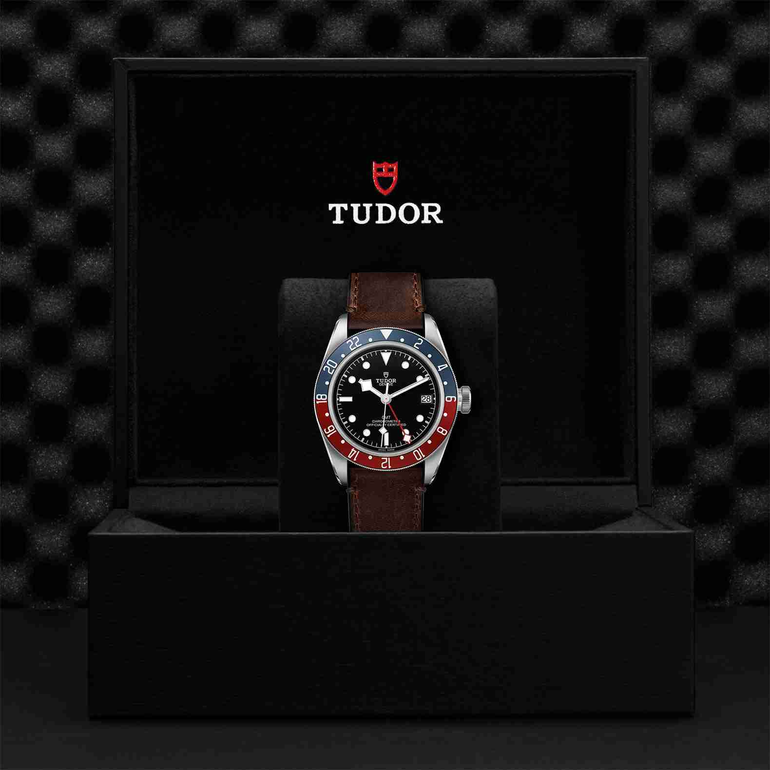 Tudor black bay clearance gmt leather strap