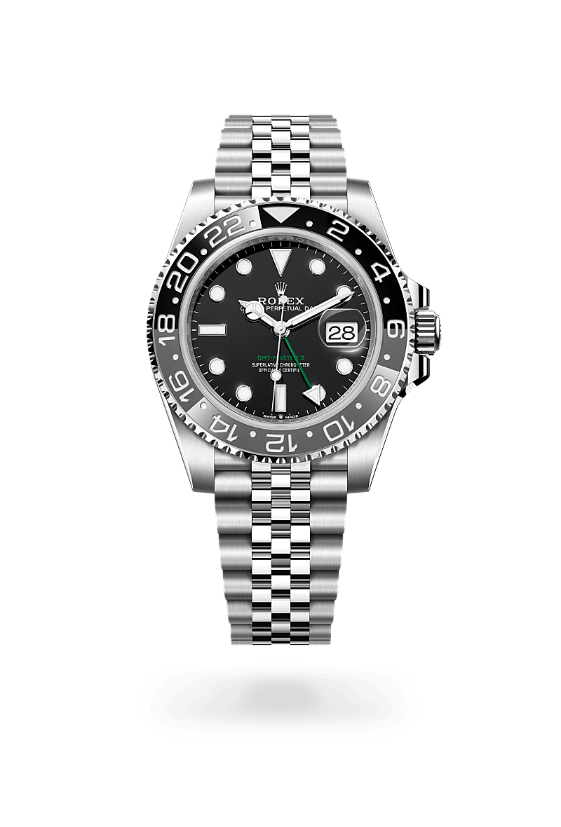 rolex gmt-master ii in oystersteel, m126710grnr-0003 - ben bridge