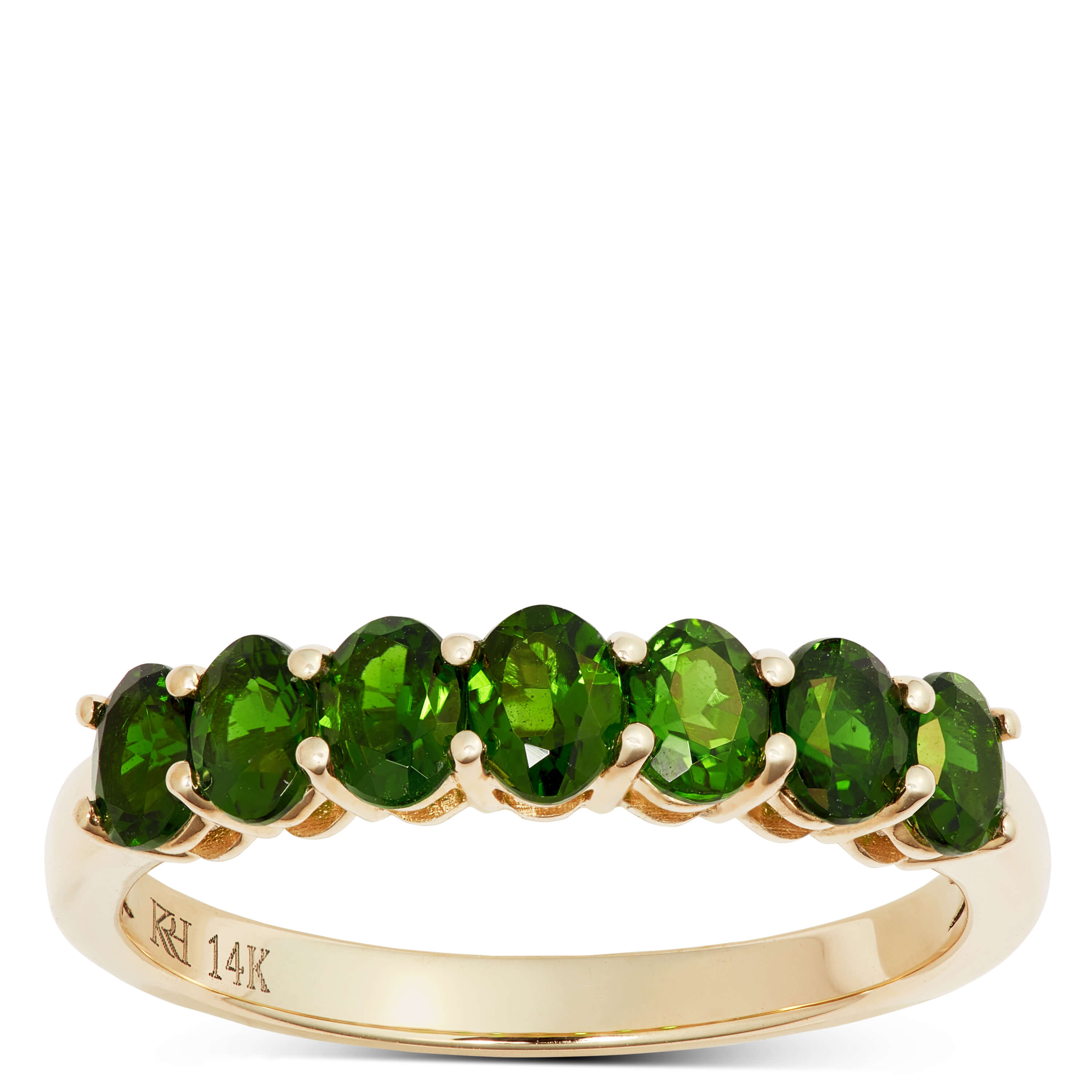 Russian diopside clearance gold rings