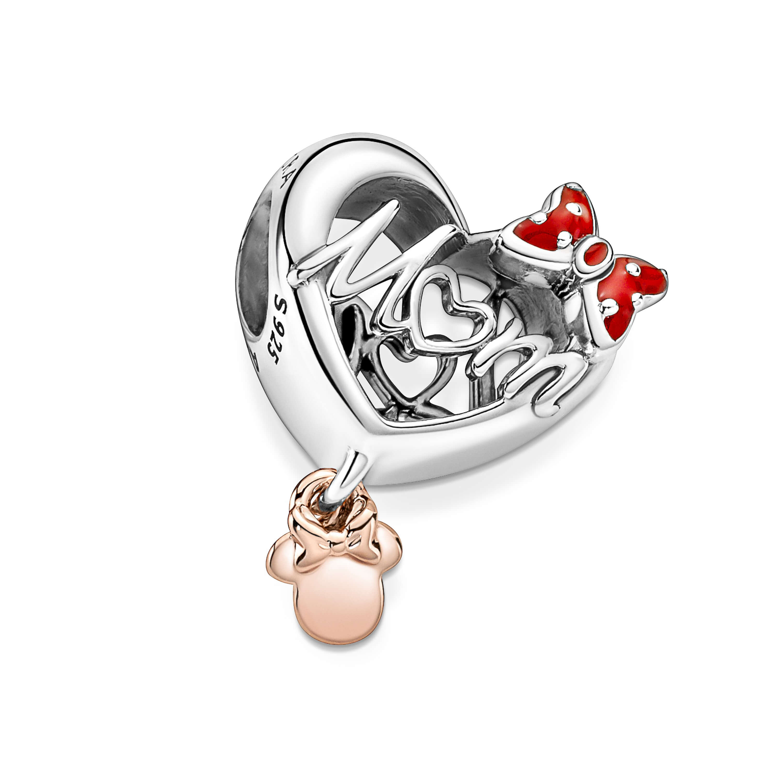 Disney Store Minnie Mouse Hearts Bag Charm