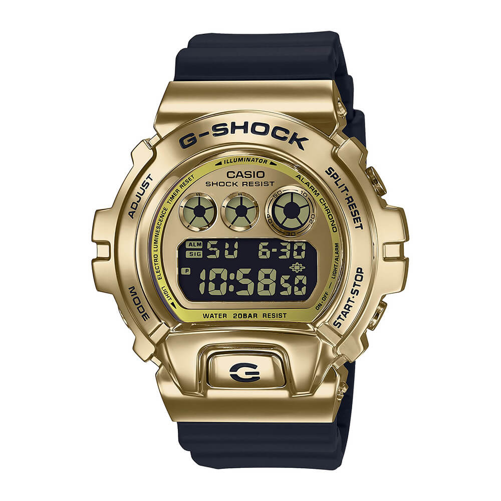 G-Shock 25th Aniversary Gold IP Bezel Watch, 53.9mm - GM6900G-9 | Ben ...