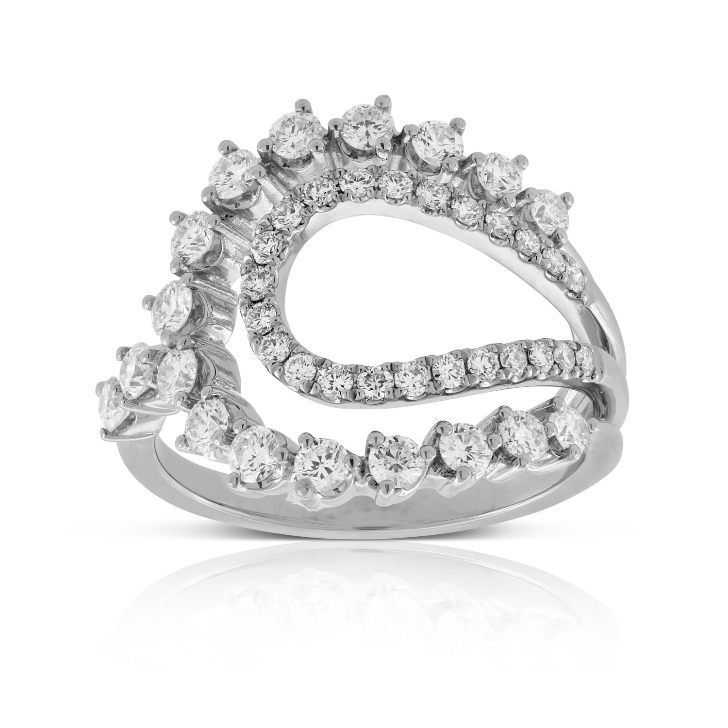 Open Curve Diamond Ring 14K | Ben Bridge Jeweler