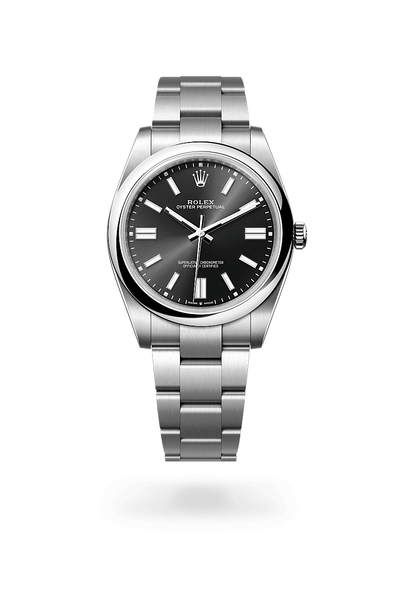 rolex oyster perpetual in oystersteel, m124300-0002 - ben bridge