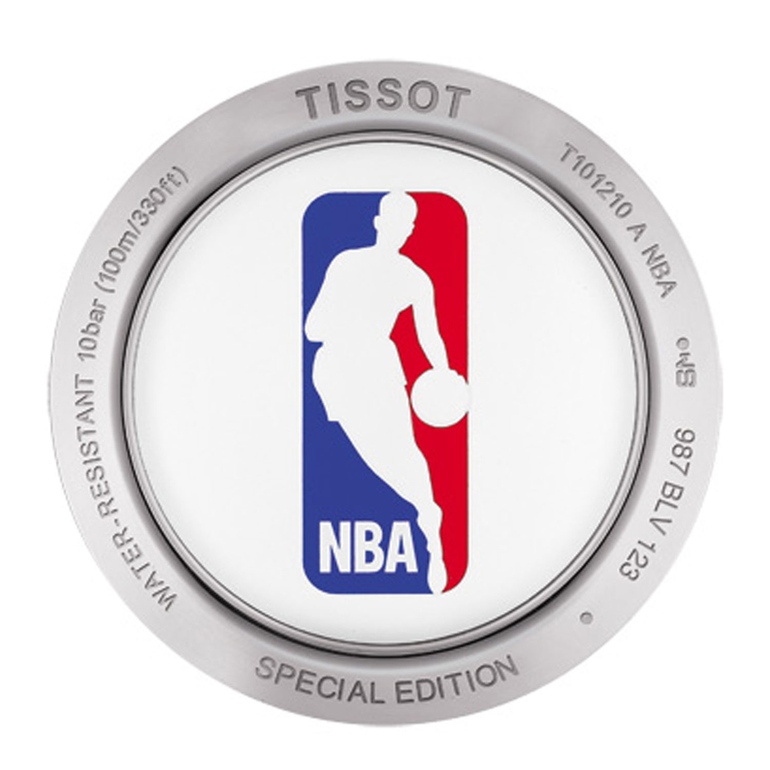 Tissot PR 100 NBA Special Edition Silver Dial Quartz Watch 39mm