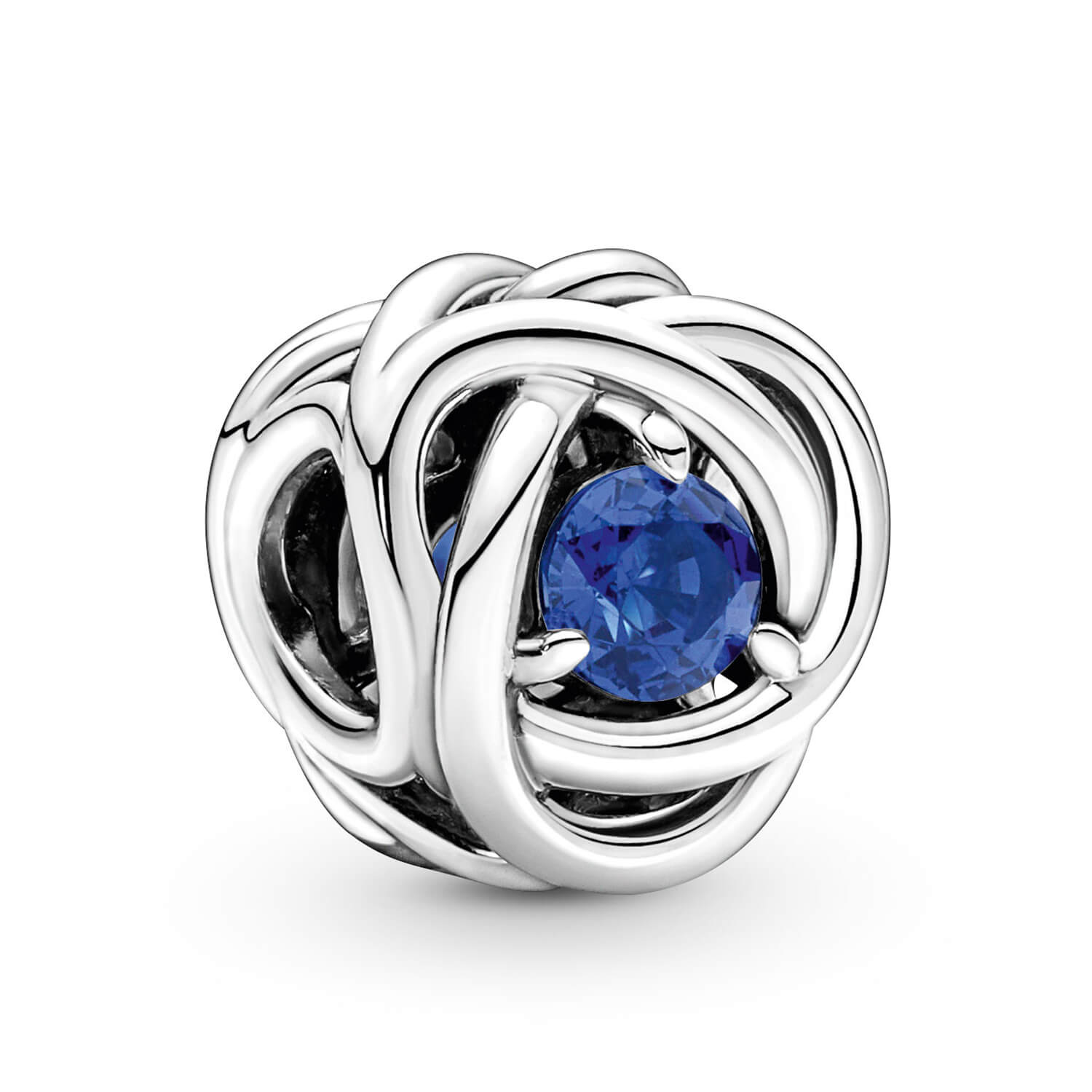 Pandora Blue Crystal Eternity Circle Charm