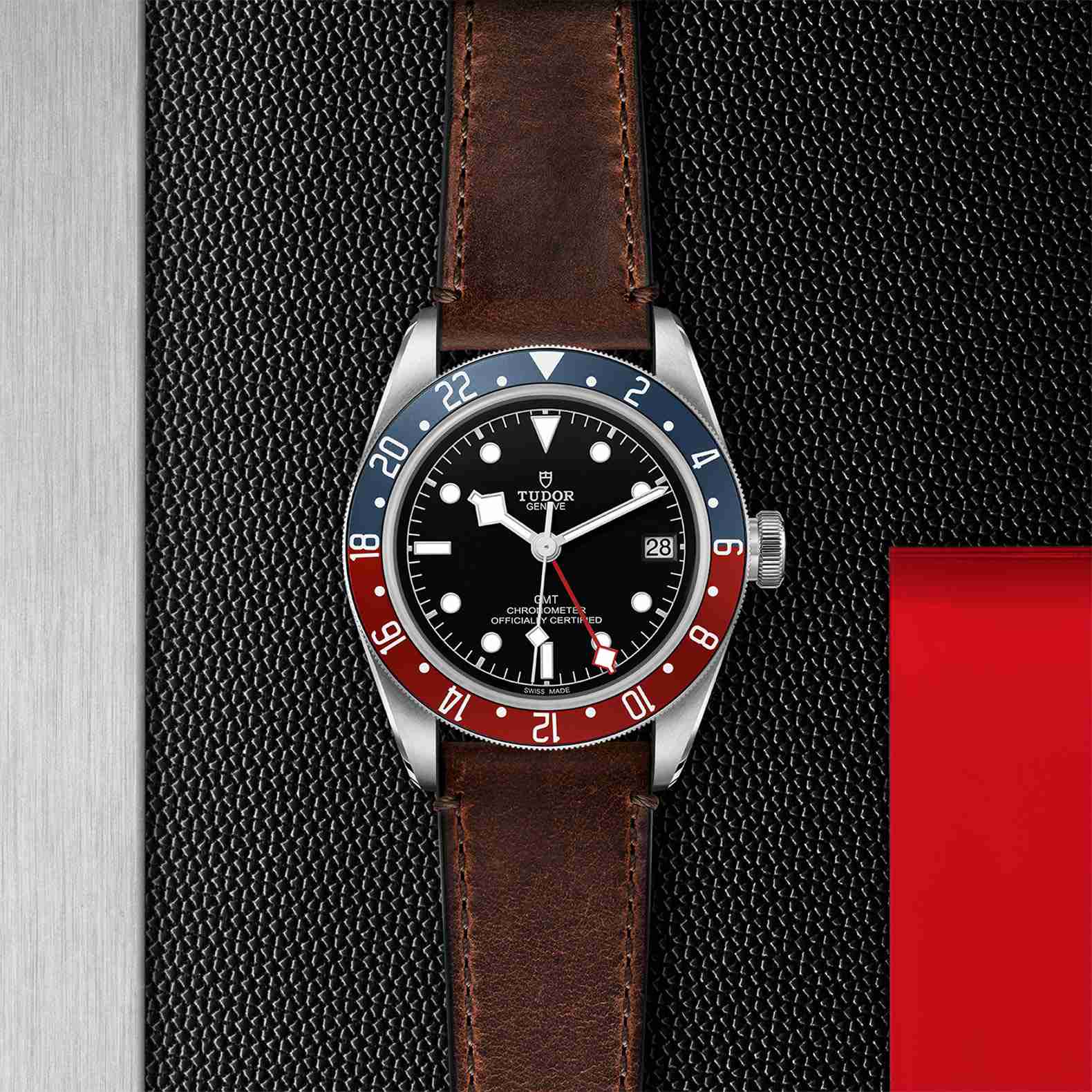 Tudor gmt shop on leather