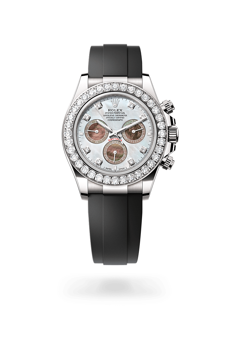 rolex cosmograph daytona in 18 kt white gold, m126589rbr-0001 - ben bridge