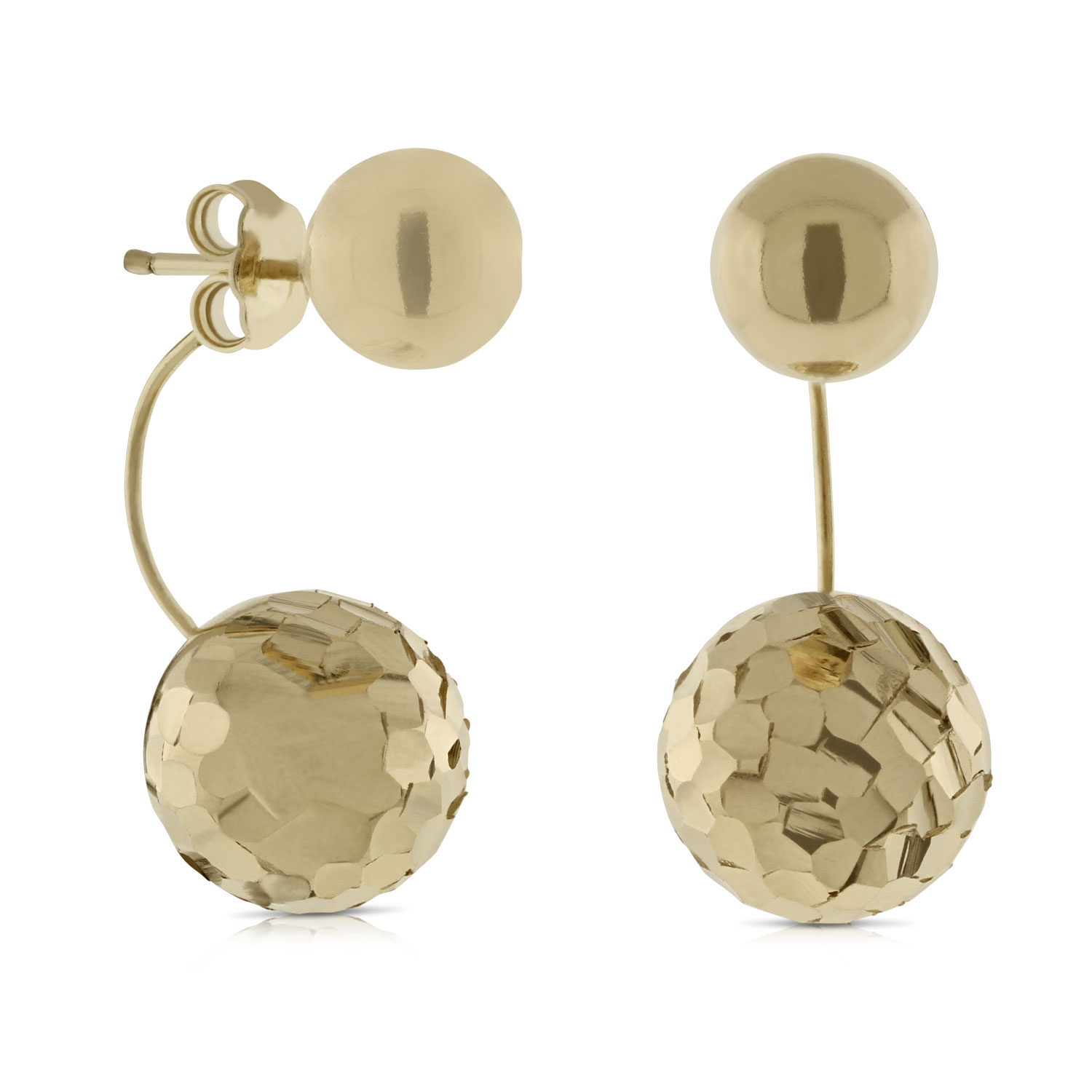 Toscano Double Ball Earrings 14K | Ben Bridge Jeweler