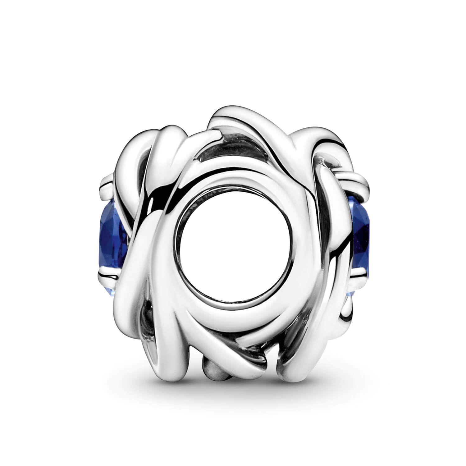 Pandora Blue Crystal Eternity Circle Charm