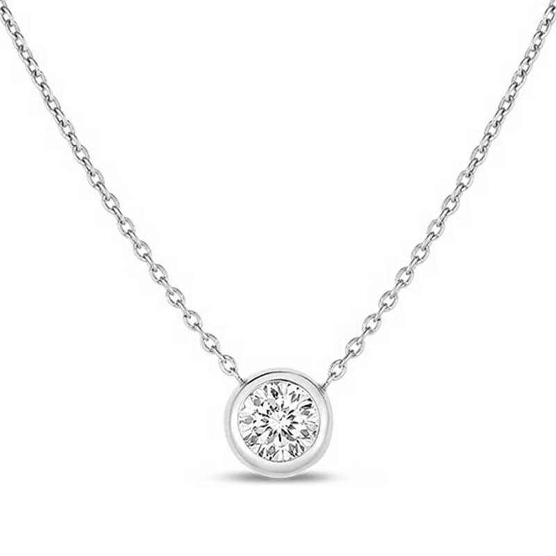 roberto coin diamond solitaire necklace