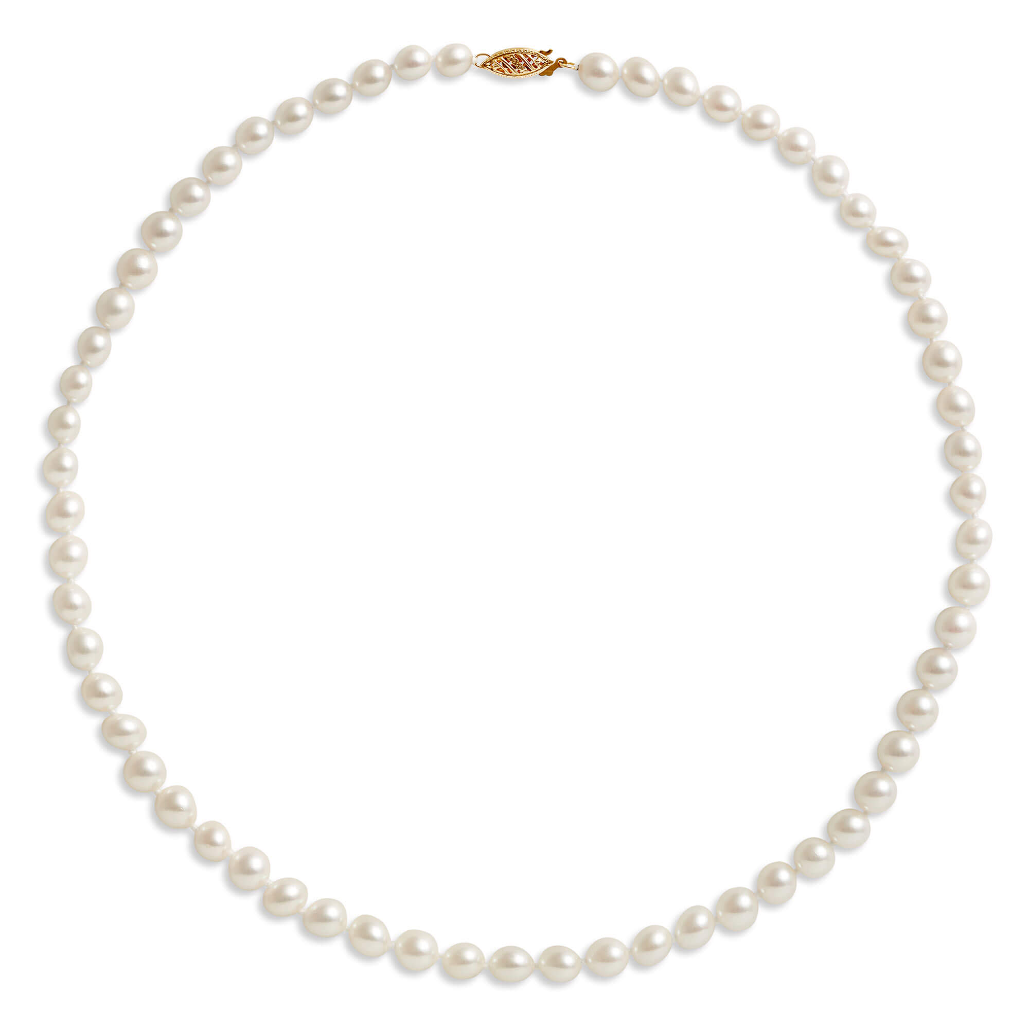 Fine Quality 26.5” Cultured Akoya Pearl Strand With 18k White Gold Diamond  Sphere Clasp – Exeter Jewelers
