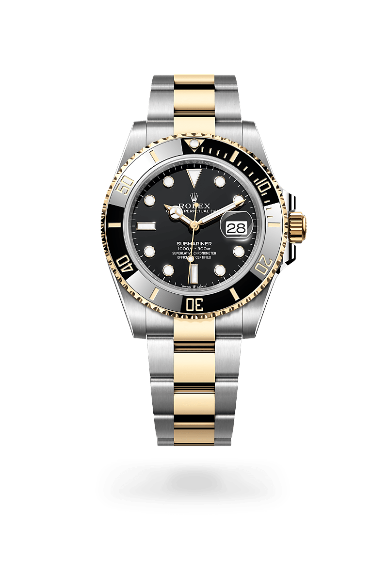 rolex submariner in yellow rolesor - combination of
                oystersteel and yellow gold, m126613ln-0002 - ben bridge