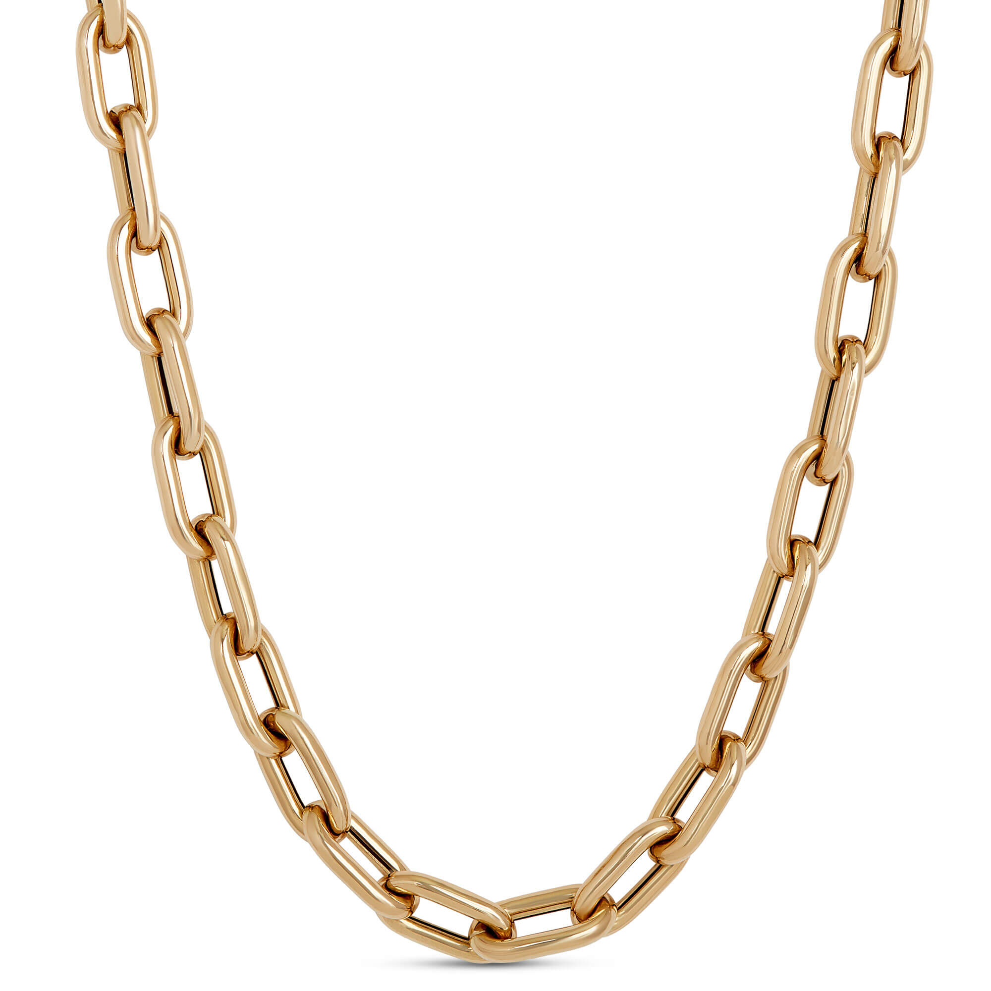 Toscano Yellow Gold Collection Toscano Oval Link Chain Necklace 14K, 32, Women's | Ben Bridge Jewelers